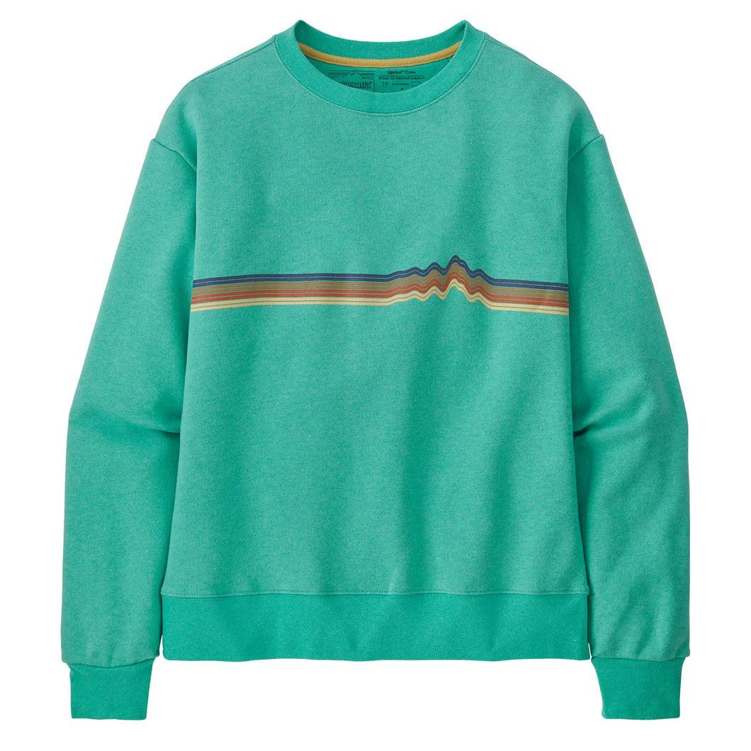 Patagonia Womens Ridge Rise Stripe Uprisal Crew Sweatshirt
