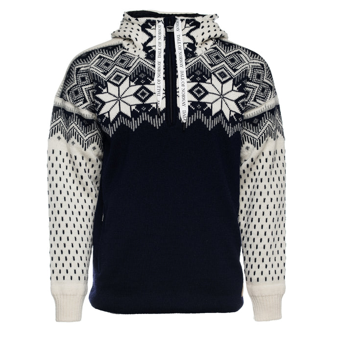 Dale of Norway Mens Vegard Weatherproof Norwegian Wool Hooded Sweater