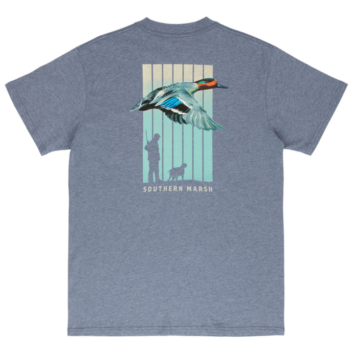 Southern Marsh Mens Teal Takeoff T Shirt