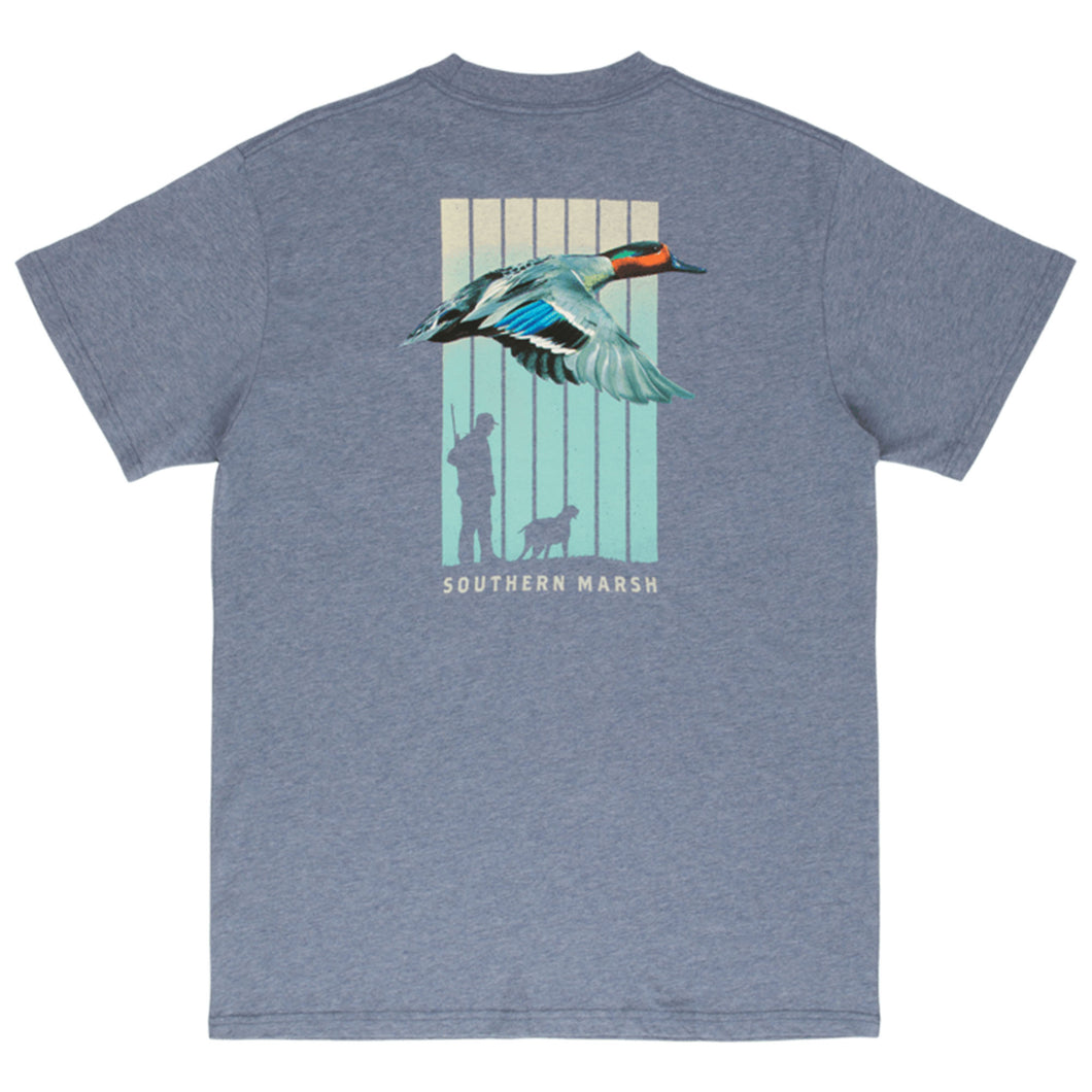Southern Marsh Mens Teal Takeoff T Shirt