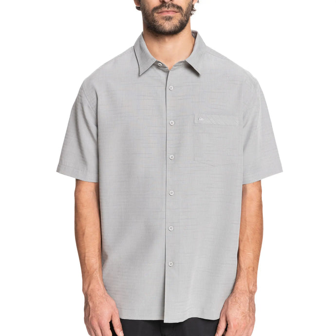 Quiksilver Mens Waterman Centinela Premium Anti-Wrinkle Short Sleeve Shirt