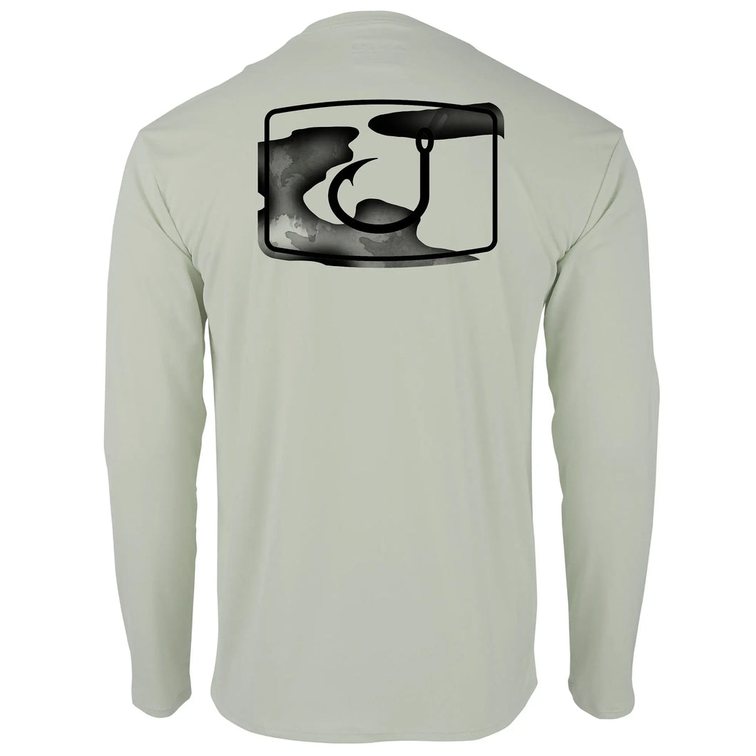 Avid Mens Exploded Camo Icon Pacifico Crew Shirt