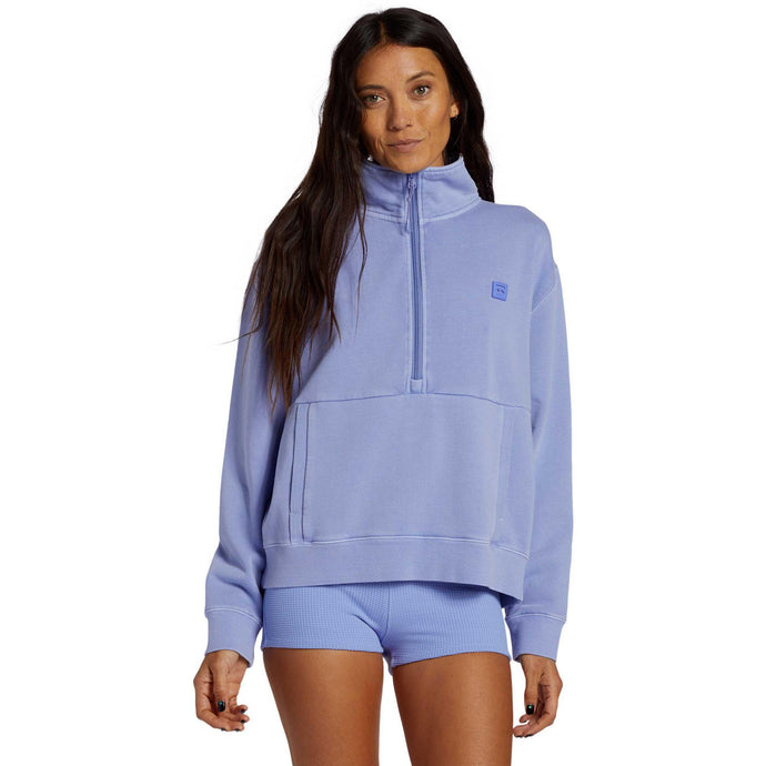 Billabong Womens Stay On The Path Half Zip Sweatshirt